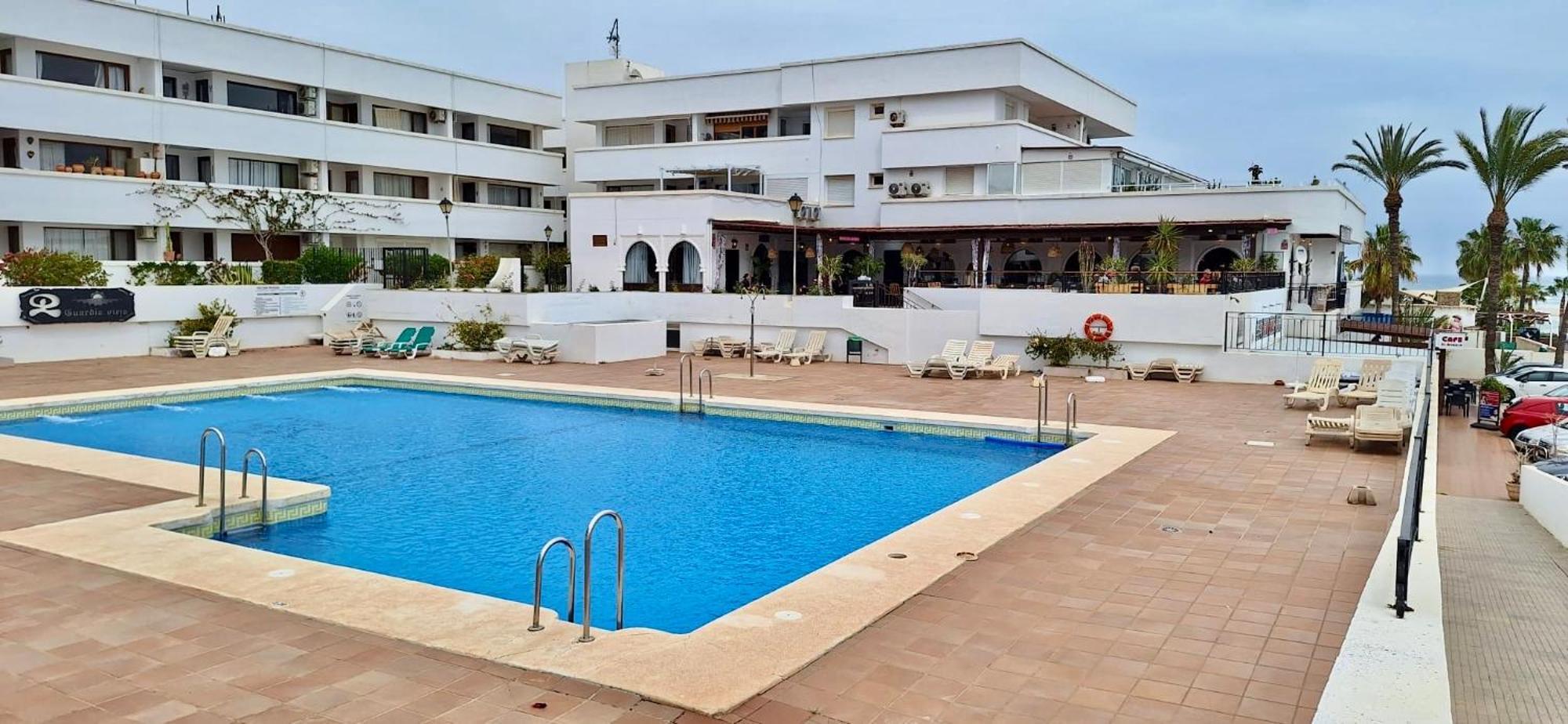 Apartamento Villa Azul, 1ª Linea De Playa Mojácar Exteriör bild