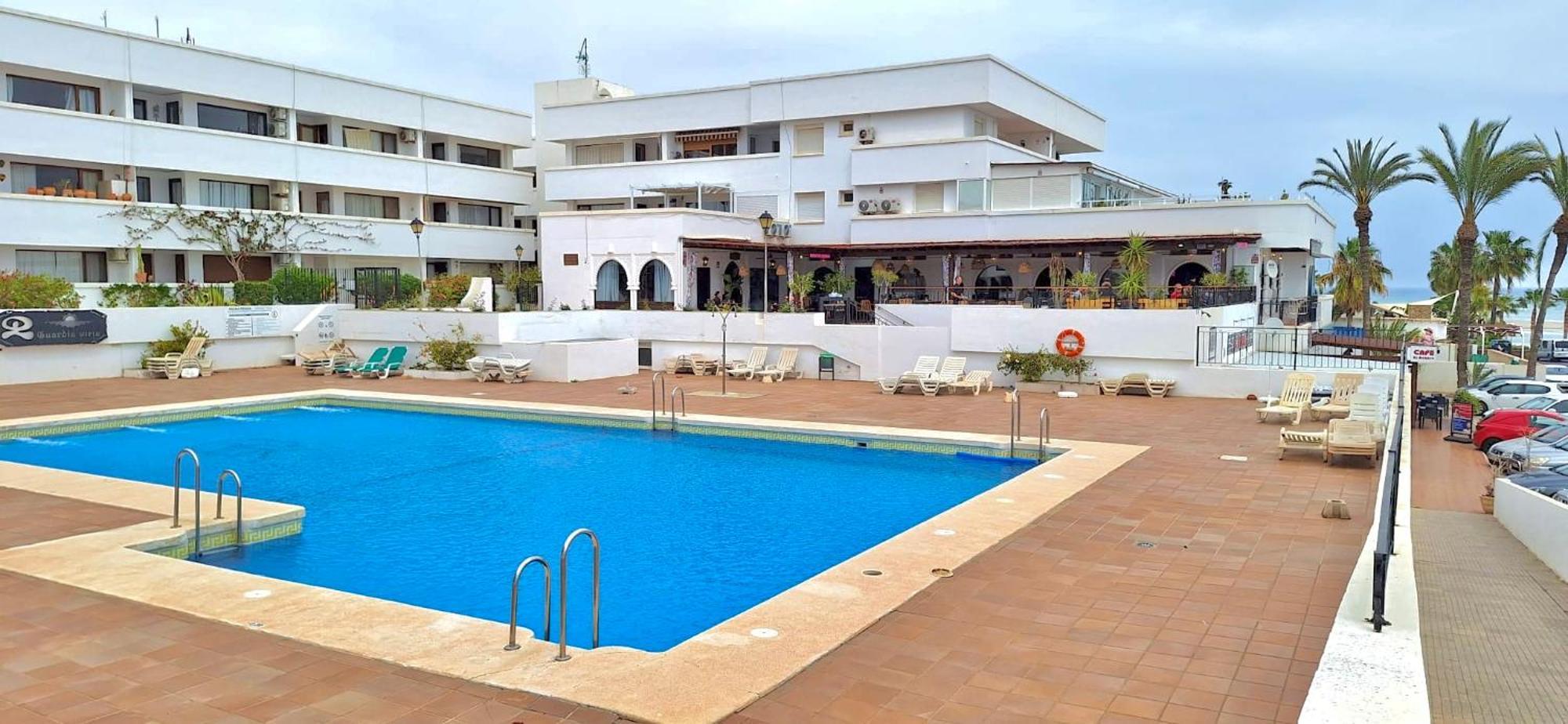 Apartamento Villa Azul, 1ª Linea De Playa Mojácar Exteriör bild