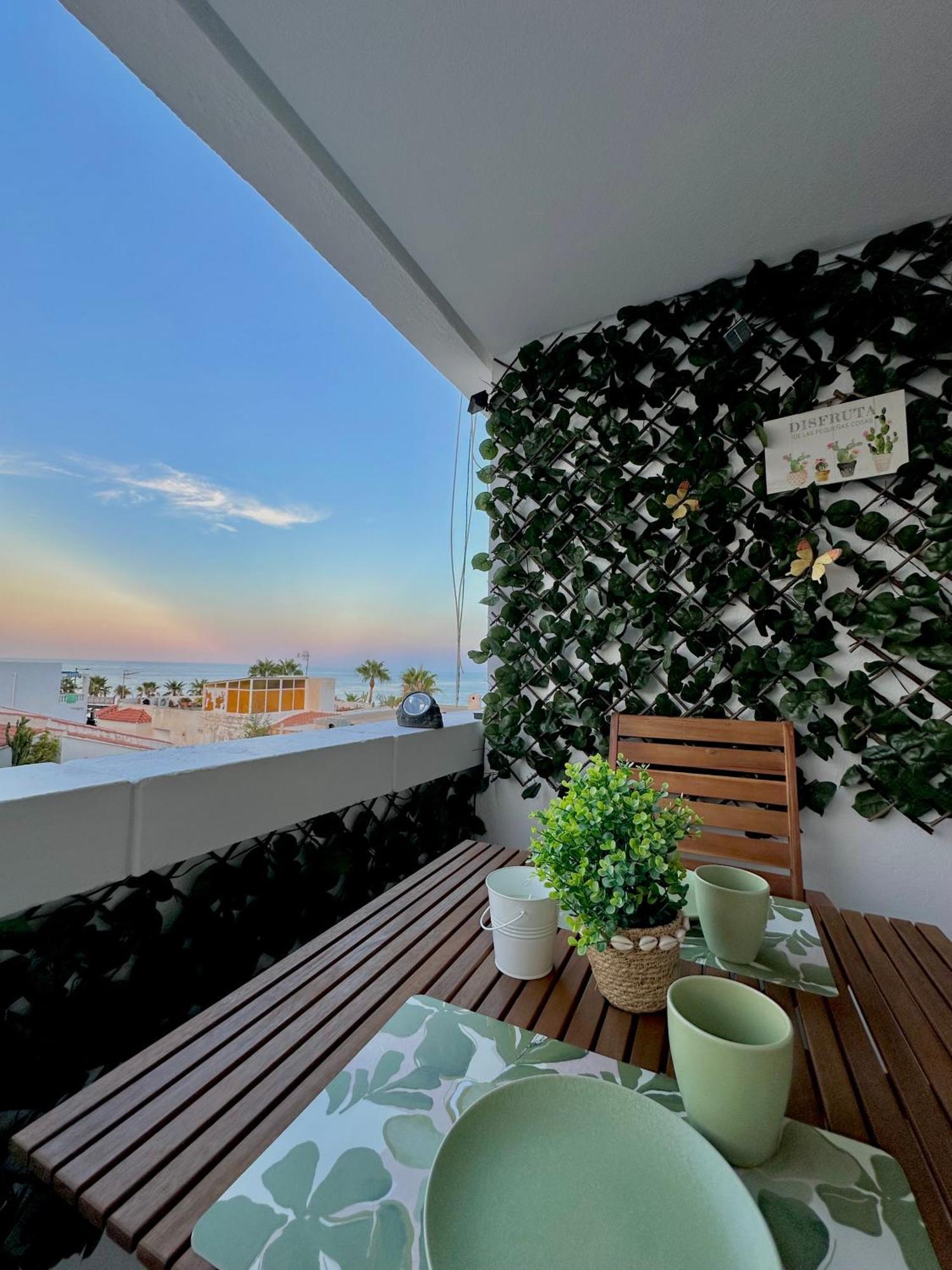Apartamento Villa Azul, 1ª Linea De Playa Mojácar Exteriör bild